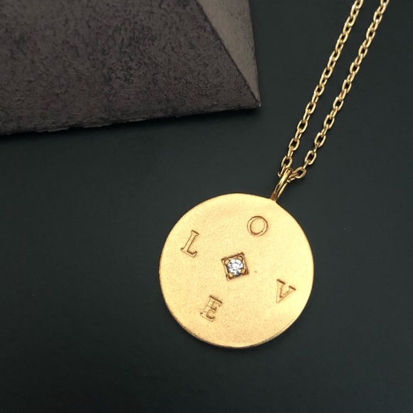 Lulu DK “love” necklace - Picture 1 of 4